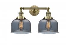 Innovations Lighting 208-AB-G73-LED - Bell - 2 Light - 19 inch - Antique Brass - Adjustable Bath Vanity Light