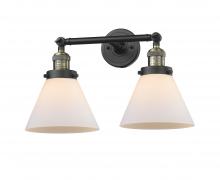 Innovations Lighting 208-BAB-G41 - Cone - 2 Light - 18 inch - Black Antique Brass - Adjustable Bath Vanity Light