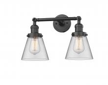 Innovations Lighting 208-OB-G62-LED - Cone - 2 Light - 16 inch - Oil Rubbed Bronze - Adjustable Bath Vanity Light