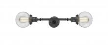 Innovations Lighting 208L-OB-G202-6-LED - Beacon - 2 Light - 6 inch - Oil Rubbed Bronze - Adjustable Bath Vanity Light