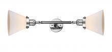 Innovations Lighting 208L-PC-G41 - Cone - 2 Light - 8 inch - Polished Chrome - Adjustable Bath Vanity Light