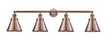 Innovations Lighting 215-AC-M13-AC - Appalachian - 4 Light - 44 inch - Antique Copper - Bath Vanity Light