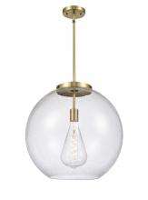 Innovations Lighting 221-1S-AB-G124-18 - Athens - 1 Light - 18 inch - Antique Brass - Stem Hung - Pendant
