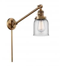 Innovations Lighting 237-BB-G52 - Bell - 1 Light - 8 inch - Brushed Brass -Adjustable Swing Arm