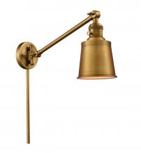 Innovations Lighting 237-BB-M9-BB - Addison - 1 Light - 8 inch - Brushed Brass -Adjustable Swing Arm