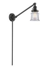 Innovations Lighting 237-OB-G182S - Canton - 1 Light - 8 inch - Oil Rubbed Bronze -Adjustable Swing Arm
