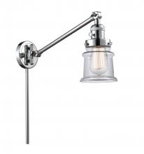 Innovations Lighting 237-PC-G182S - Canton - 1 Light - 8 inch - Polished Chrome - Swing Arm