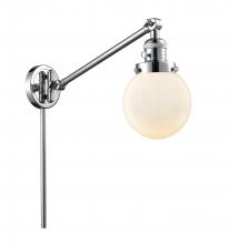 Innovations Lighting 237-PC-G201-6 - Beacon - 1 Light - 6 inch - Polished Chrome -Adjustable Swing Arm