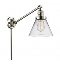 Innovations Lighting 237-PN-G42 - Cone - 1 Light - 8 inch - Polished Nickel -Adjustable Swing Arm