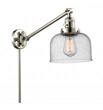 Innovations Lighting 237-PN-G74 - Bell - 1 Light - 8 inch - Polished Nickel -Adjustable Swing Arm