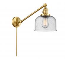 Innovations Lighting 237-SG-G74 - Bell - 1 Light - 8 inch - Satin Gold -Adjustable Swing Arm