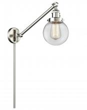 Innovations Lighting 237-SN-G202-6 - Beacon - 1 Light - 6 inch - Brushed Satin Nickel -Adjustable Swing Arm