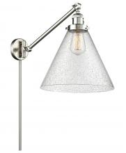 Innovations Lighting 237-SN-G44-L - Cone - 1 Light - 12 inch - Brushed Satin Nickel -Adjustable Swing Arm