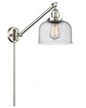 Innovations Lighting 237-SN-G74 - Bell - 1 Light - 8 inch - Brushed Satin Nickel -Adjustable Swing Arm