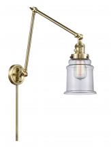 Innovations Lighting 238-AB-G182 - Canton - 1 Light - 6 inch - Antique Brass - Swing Arm