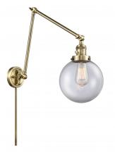 Innovations Lighting 238-AB-G202-8 - Beacon - 1 Light - 8 inch - Antique Brass -Adjustable Swing Arm