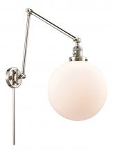 Innovations Lighting 238-PN-G201-12 - Beacon - 1 Light - 12 inch - Polished Nickel -Adjustable Swing Arm
