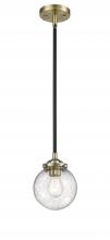 Innovations Lighting 284-1S-BAB-G204-6 - Beacon - 1 Light - 6 inch - Black Antique Brass - Cord hung - Mini Pendant