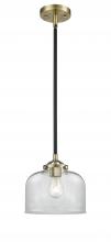 Innovations Lighting 284-1S-BAB-G72 - Bell - 1 Light - 8 inch - Black Antique Brass - Cord hung - Mini Pendant
