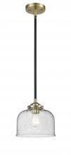 Innovations Lighting 284-1S-BAB-G74 - Bell - 1 Light - 8 inch - Black Antique Brass - Cord hung - Mini Pendant