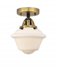 Innovations Lighting 288-1C-BAB-G531 - Oxford - 1 Light - 8 inch - Black Antique Brass - Semi-Flush Mount