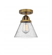 Innovations Lighting 288-1C-BB-G44 - Cone - 1 Light - 8 inch - Brushed Brass - Semi-Flush Mount