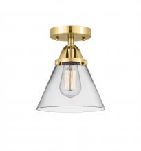 Innovations Lighting 288-1C-SG-G42 - Cone - 1 Light - 8 inch - Satin Gold - Semi-Flush Mount