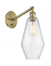 Innovations Lighting 317-1W-AB-G654-7 - Cindyrella - 1 Light - 7 inch - Antique Brass - Sconce