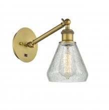 Innovations Lighting 317-1W-BB-G275 - Conesus - 1 Light - 6 inch - Brushed Brass - Sconce