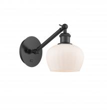 Innovations Lighting 317-1W-BK-G91 - Fenton - 1 Light - 7 inch - Matte Black - Adjustable Sconce