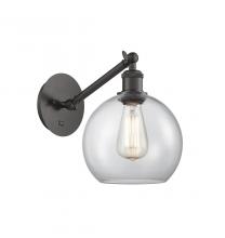 Innovations Lighting 317-1W-OB-G122-8 - Athens - 1 Light - 8 inch - Oil Rubbed Bronze - Adjustable Sconce