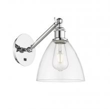 Innovations Lighting 317-1W-PC-GBD-752 - Bristol - 1 Light - 8 inch - Polished Chrome - Adjustable Sconce