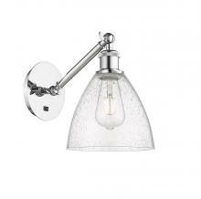 Innovations Lighting 317-1W-PC-GBD-754 - Bristol - 1 Light - 8 inch - Polished Chrome - Adjustable Sconce