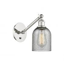 Innovations Lighting 317-1W-PN-G257 - Caledonia - 1 Light - 5 inch - Polished Nickel - Adjustable Sconce