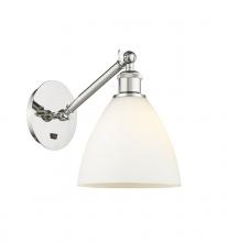 Innovations Lighting 317-1W-PN-GBD-751 - Bristol - 1 Light - 8 inch - Polished Nickel - Adjustable Sconce