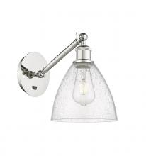 Innovations Lighting 317-1W-PN-GBD-754 - Bristol - 1 Light - 8 inch - Polished Nickel - Adjustable Sconce
