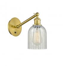 Innovations Lighting 317-1W-SG-G2511 - Caledonia - 1 Light - 5 inch - Satin Gold - Adjustable Sconce
