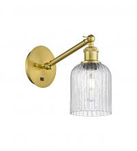 Innovations Lighting 317-1W-SG-G559-5SDY - Bridal Veil - 1 Light - 5 inch - Satin Gold - Adjustable Sconce
