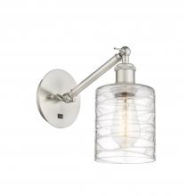 Innovations Lighting 317-1W-SN-G1113 - Cobbleskill - 1 Light - 5 inch - Brushed Satin Nickel - Adjustable Sconce