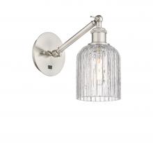 Innovations Lighting 317-1W-SN-G559-5CL - Bridal Veil - 1 Light - 5 inch - Brushed Satin Nickel - Adjustable Sconce
