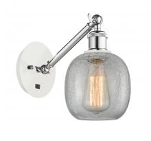 Innovations Lighting 317-1W-WPC-G105 - Belfast - 1 Light - 6 inch - White Polished Chrome - Adjustable Sconce
