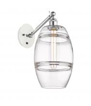 Innovations Lighting 317-1W-WPC-G557-8CL - Vaz - 1 Light - 8 inch - White Polished Chrome - Adjustable Sconce