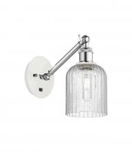 Innovations Lighting 317-1W-WPC-G559-5SDY - Bridal Veil - 1 Light - 5 inch - White Polished Chrome - Adjustable Sconce