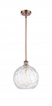 Innovations Lighting 516-1S-AC-G1215-10 - Athens Water Glass - 1 Light - 10 inch - Antique Copper - Mini Pendant