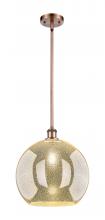 Innovations Lighting 516-1S-AC-G128-14 - Athens - 1 Light - 14 inch - Antique Copper - Pendant