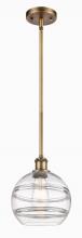 Innovations Lighting 516-1S-BB-G556-8CL - Rochester - 1 Light - 8 inch - Brushed Brass - Mini Pendant