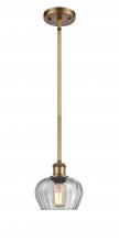 Innovations Lighting 516-1S-BB-G92 - Fenton - 1 Light - 7 inch - Brushed Brass - Mini Pendant