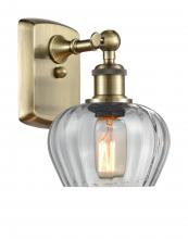 Innovations Lighting 516-1W-AB-G92 - Fenton - 1 Light - 7 inch - Antique Brass - Sconce