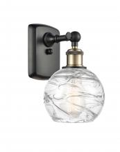 Innovations Lighting 516-1W-BAB-G1213-6 - Athens Deco Swirl - 1 Light - 6 inch - Black Antique Brass - Sconce