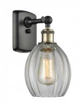 Innovations Lighting 516-1W-BAB-G82 - Eaton - 1 Light - 6 inch - Black Antique Brass - Sconce
